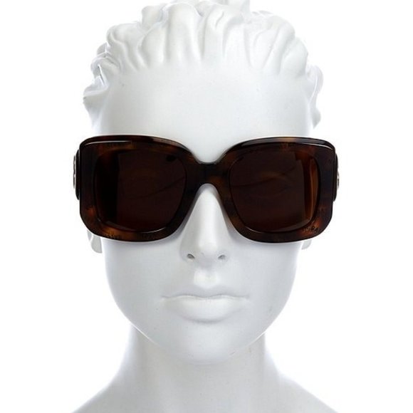 BALENCIAGA Havana Square Sunglasses